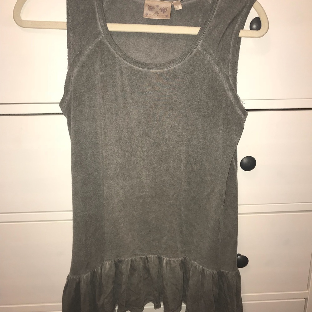 Loose peplum tank